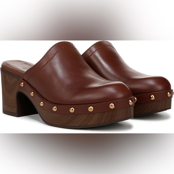 Naturalizer Bailey Mule - Cappuccino Brown Leather - Picture 1 of 9